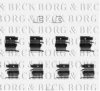 BORG & BECK BBK1205 Accessory Kit, disc brake pads